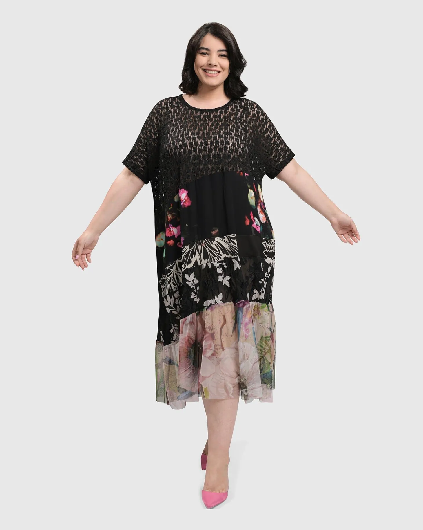 Adaline Tiered Maxi Dress, Floral