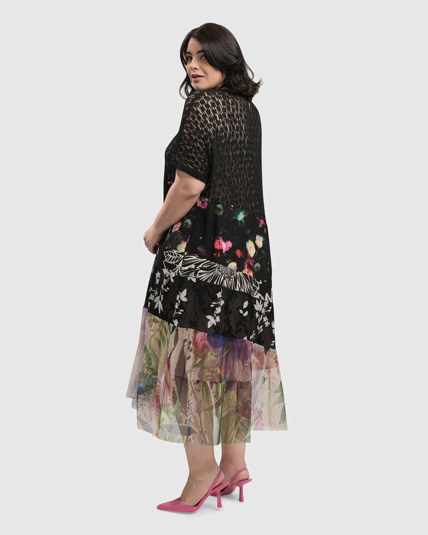 Adaline Tiered Maxi Dress, Floral