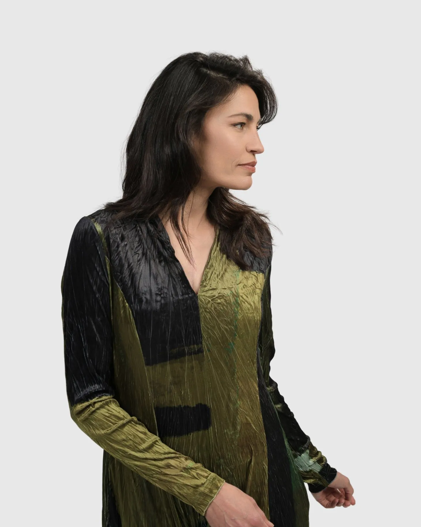 Al Fresco Cocoon Dress, Olive