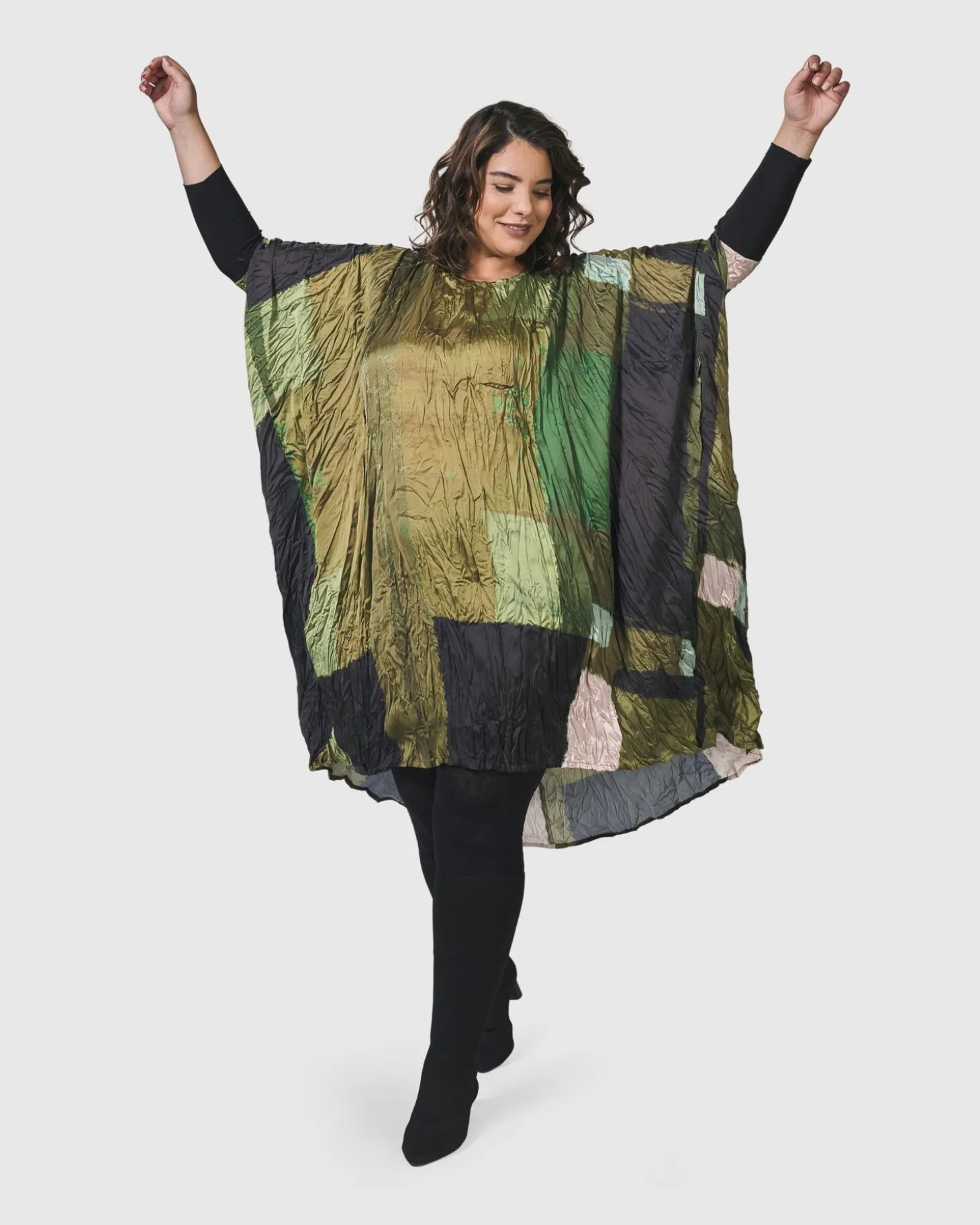 Al Fresco Muumuu Dress, Olive