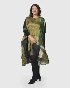 Al Fresco Muumuu Dress, Olive