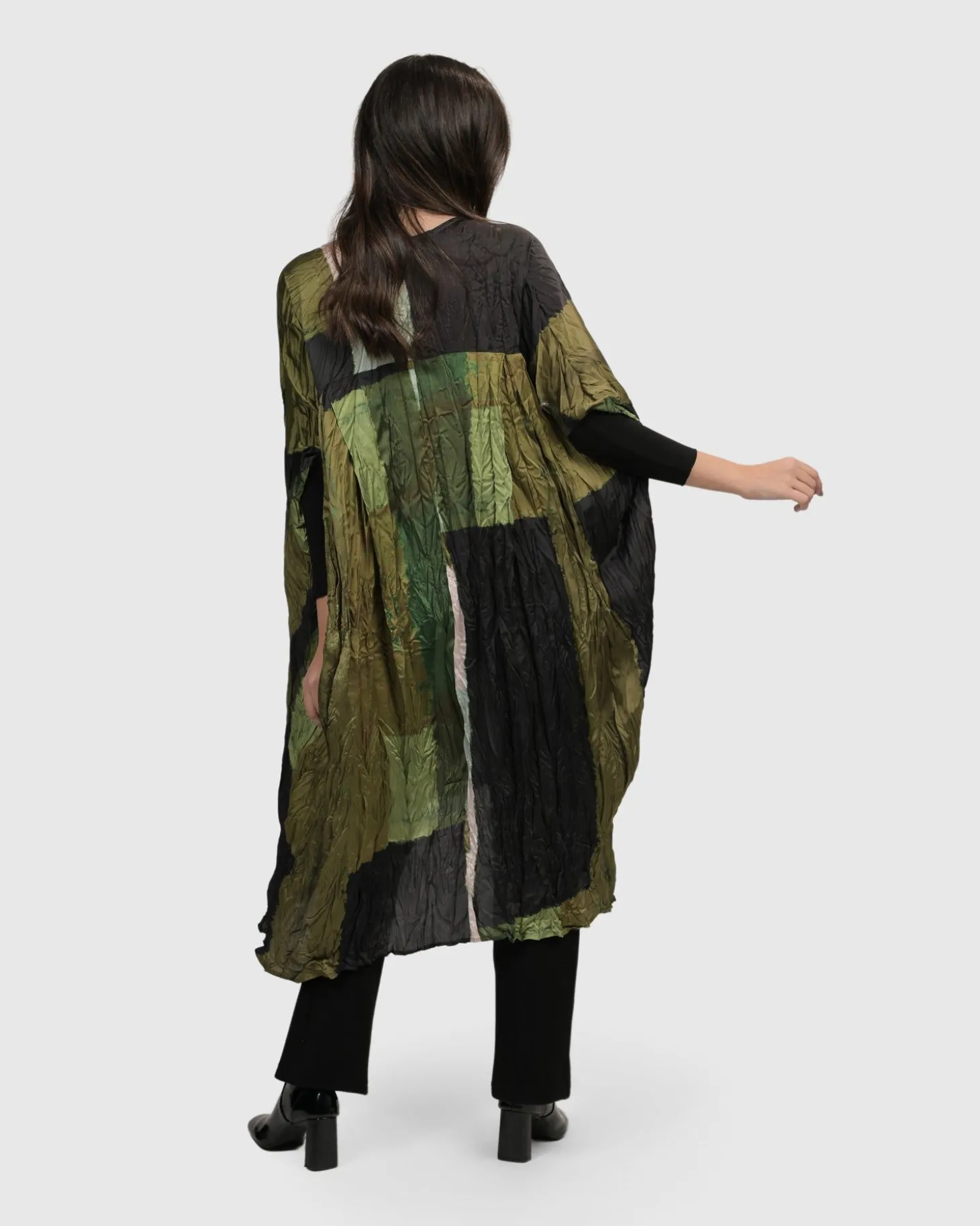 Al Fresco Muumuu Dress, Olive