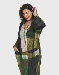 Al Fresco Shirt Dress, Olive