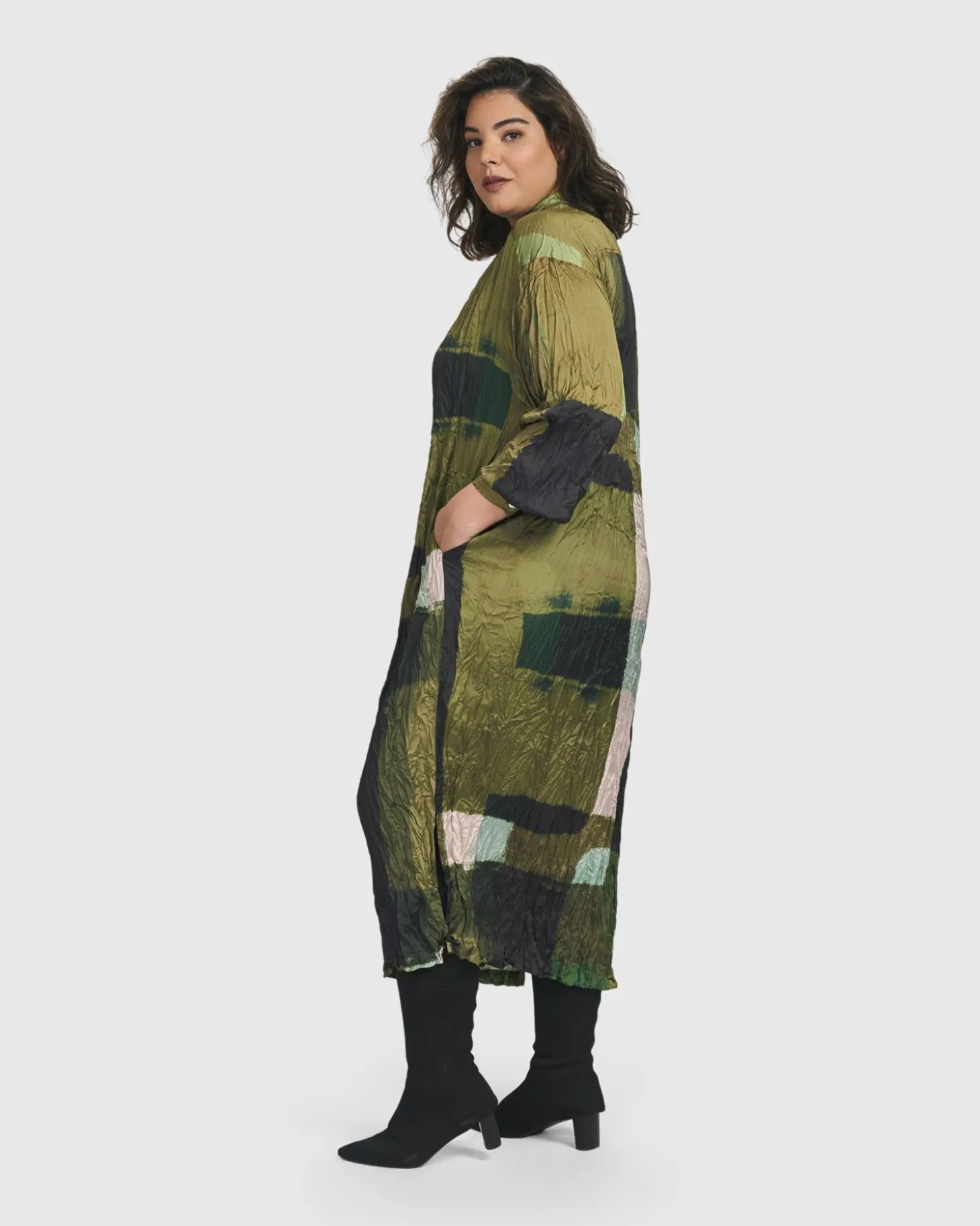Al Fresco Shirt Dress, Olive