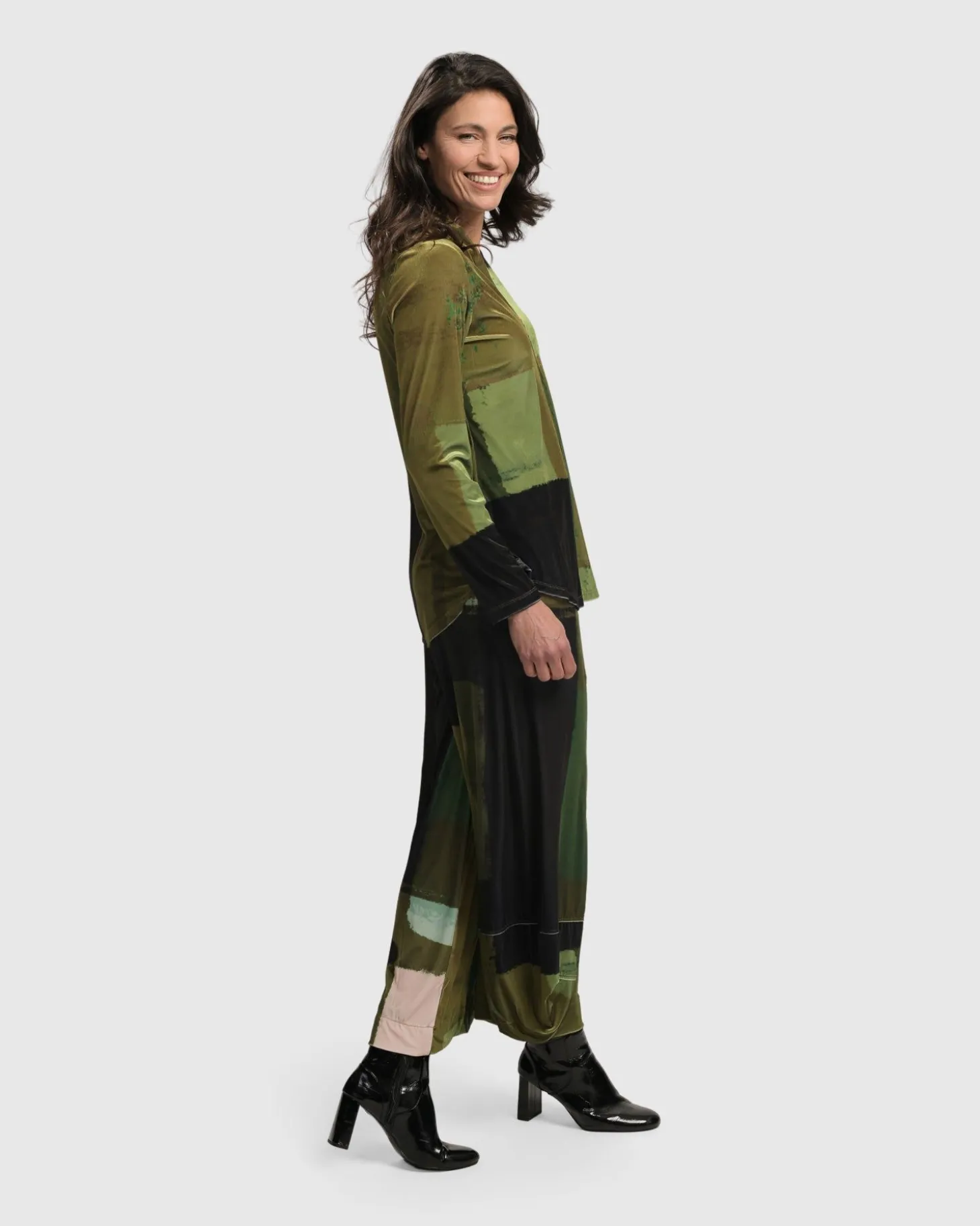 Al Fresco V Neck Pullover, Olive