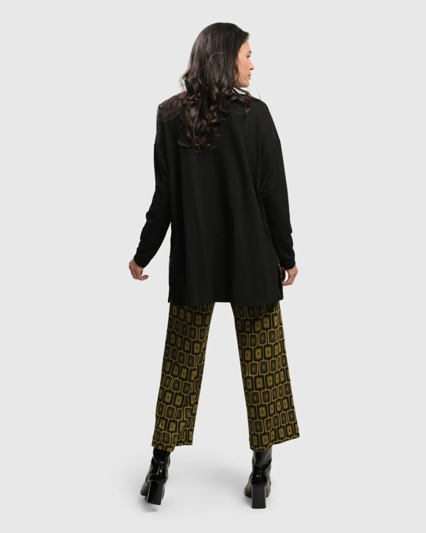 Alice Apron Pocket Top, Chartreuse