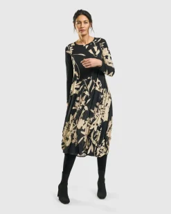 Amber Cocoon Dress, Floral