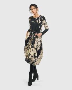 Amber Cocoon Dress, Floral
