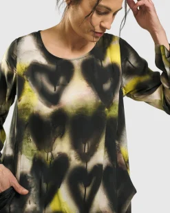 Amore Tunic Top, Hearts