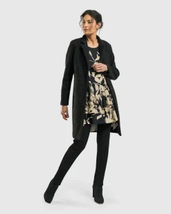 Aquarius Cardigan Jacket, Charcoal