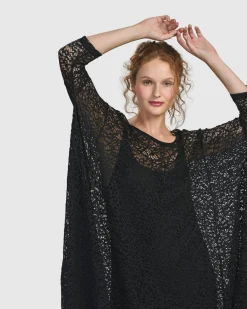 Artemis Trapeze Dress, Black
