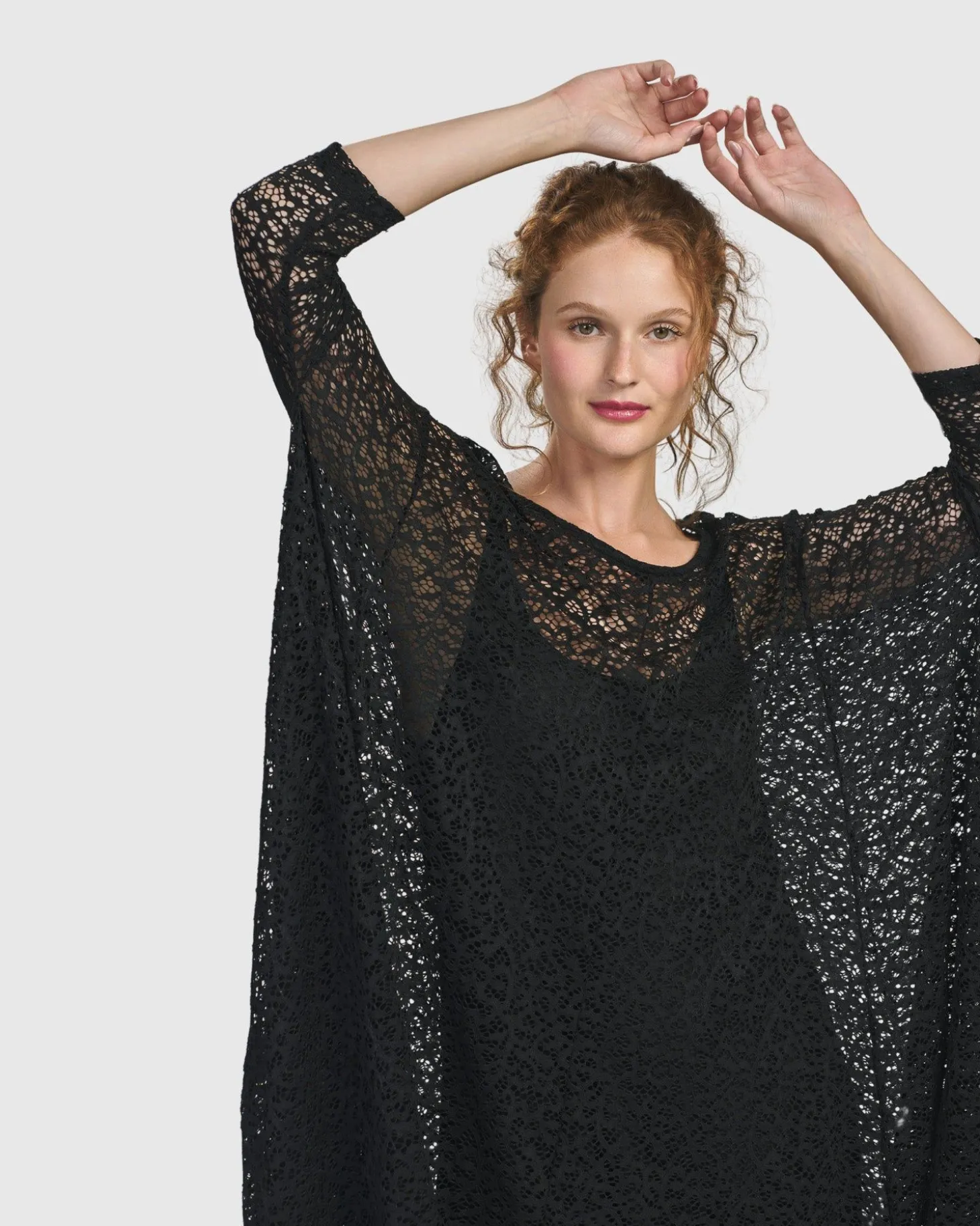 Artemis Trapeze Dress, Black