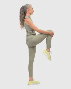 Asana High-Neck Top, Nature