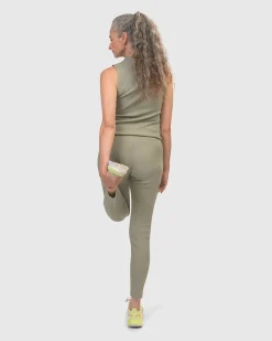 Asana High-Neck Top, Nature