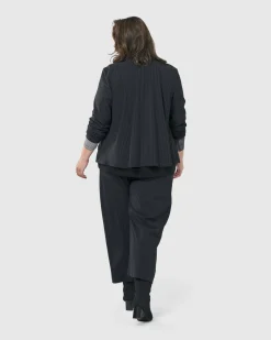 Audrey Straight Leg Pants, Pinstripes