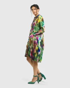 Aurora Wonderful Pocket Dress, Watercolor