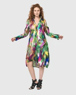 Aurora Wonderful Pocket Dress, Watercolor