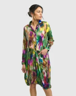 Aurora Wonderful Pocket Dress, Watercolor