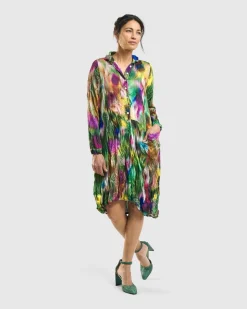 Aurora Wonderful Pocket Dress, Watercolor