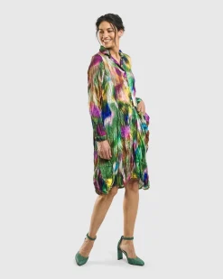 Aurora Wonderful Pocket Dress, Watercolor