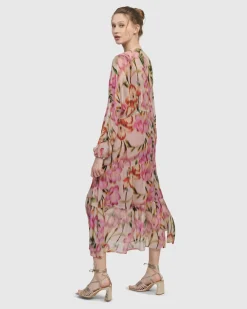 Azalea Chiffon Maxi Dress, Floral