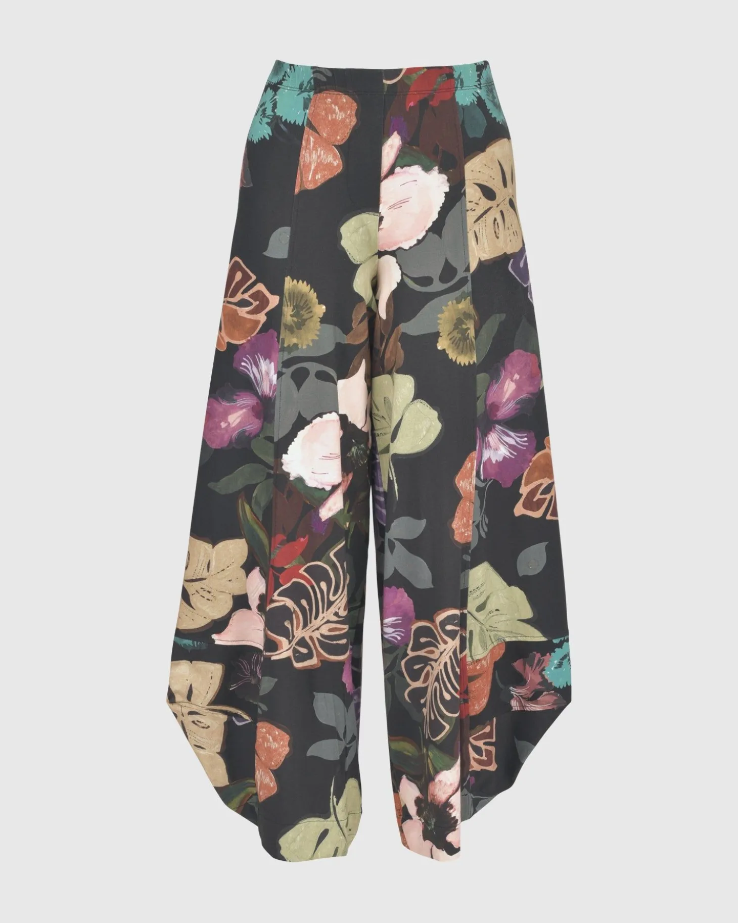 Bali Punto Pants, Leaves Multi