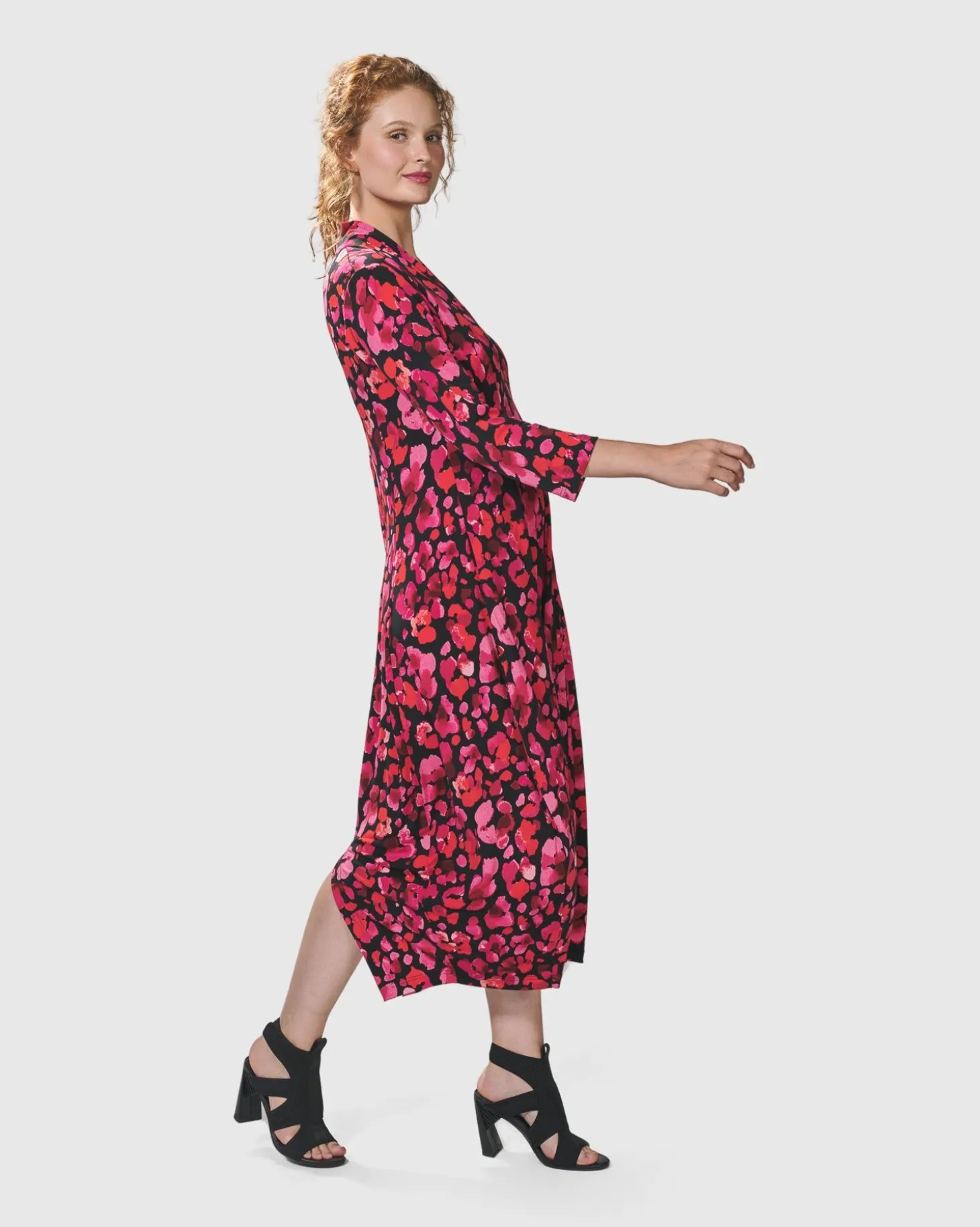 Begonia Cocoon Dress, Petals