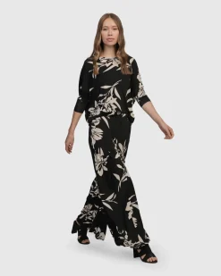 Benedetta Palazzo Pants, Floral