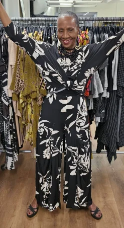 Benedetta Palazzo Pants, Floral