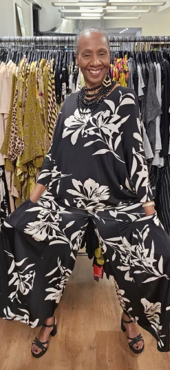 Benedetta Palazzo Pants, Floral