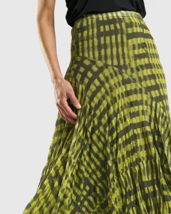 Bohemia Swing Skirt, Yellow