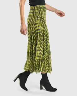 Bohemia Swing Skirt, Yellow