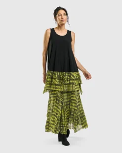Bohemia Swing Skirt, Yellow