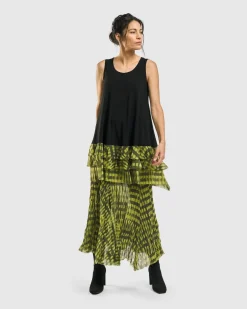 Bohemia Swing Skirt, Yellow