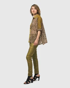 Bon Voyage Button Down Shirt, Mix
