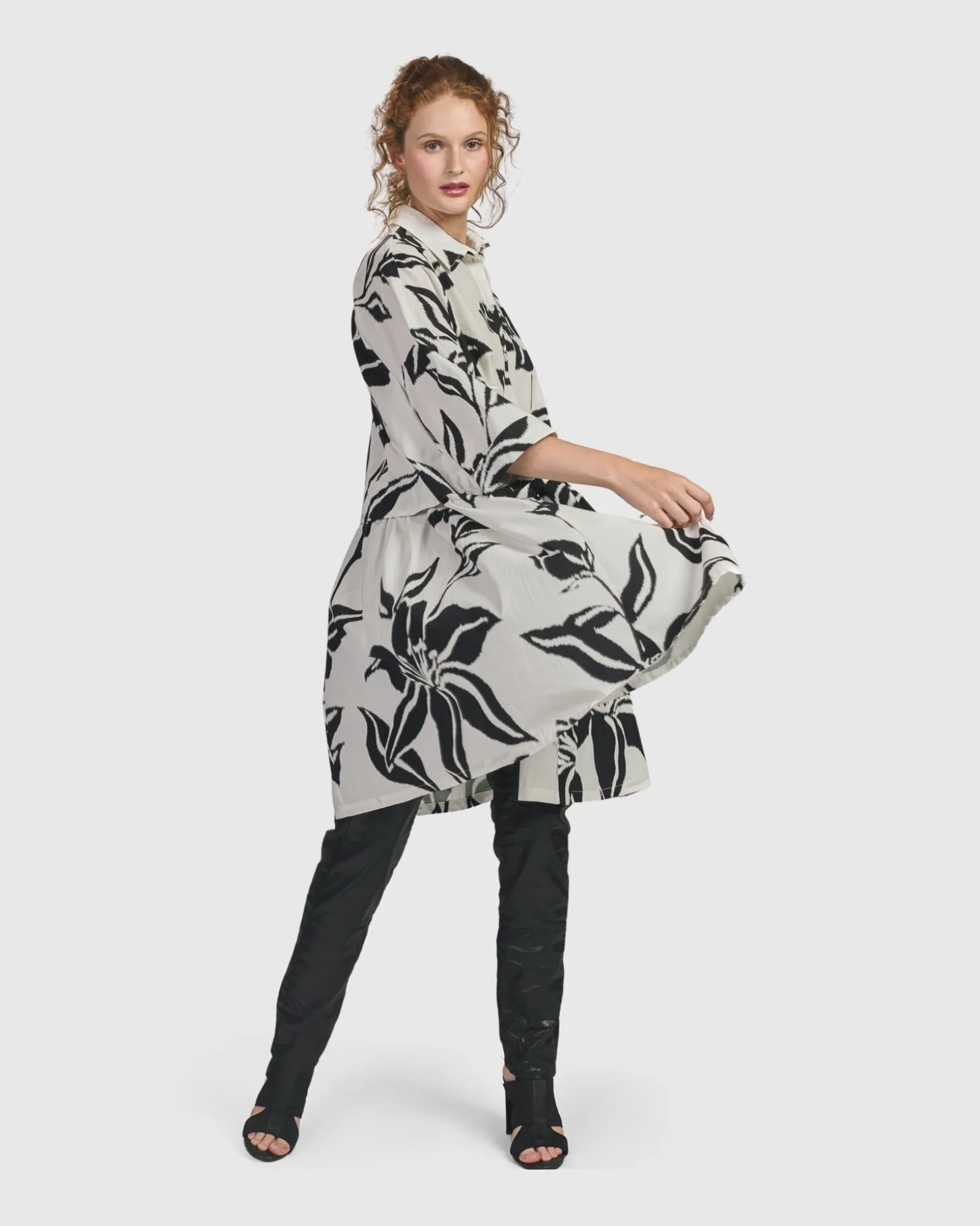 Botanica Oversized Babydoll Top, Lilly