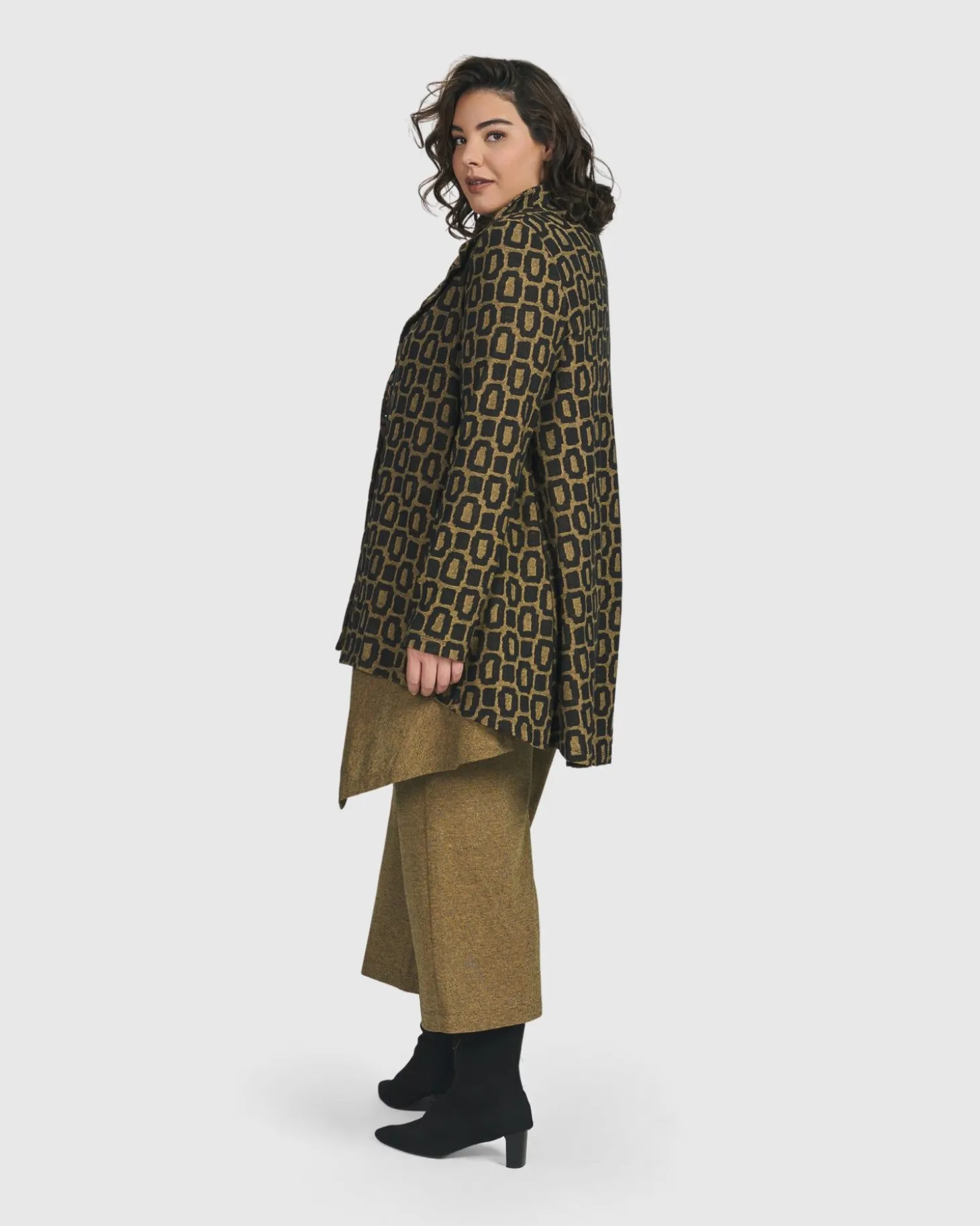 Boutique Swing Jacket, Ochre
