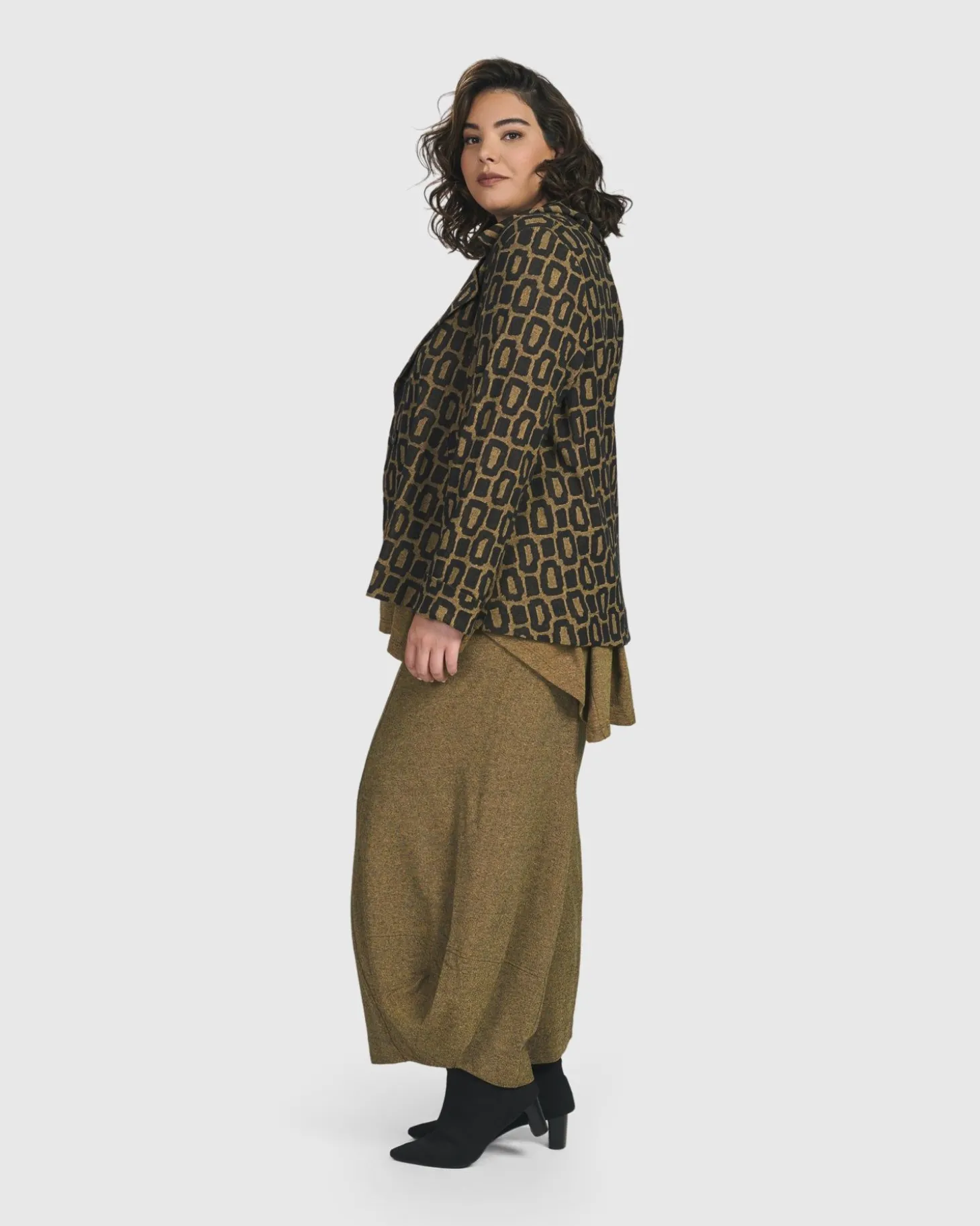 Boutique Swing Jacket, Ochre