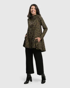 Boutique Swing Jacket, Ochre