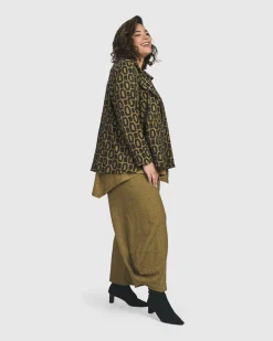 Boutique Swing Jacket, Ochre