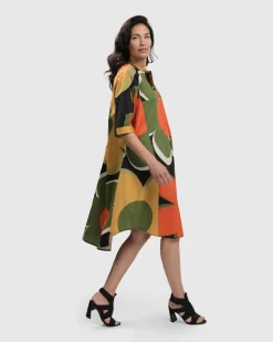 Brenda Oversized Shirt Dress, Floral