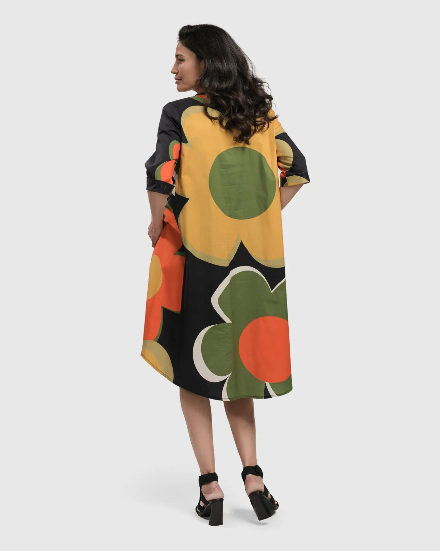 Brenda Oversized Shirt Dress, Floral