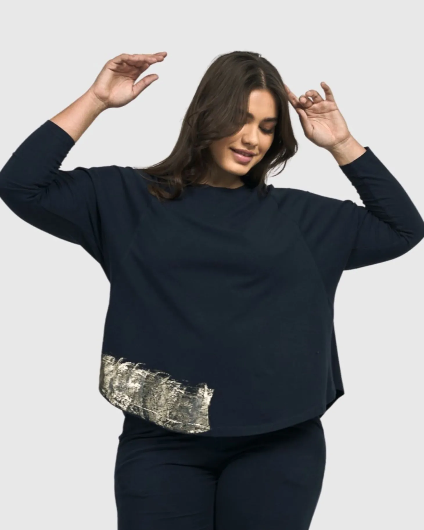 Calumet Relaxed Top, Navy