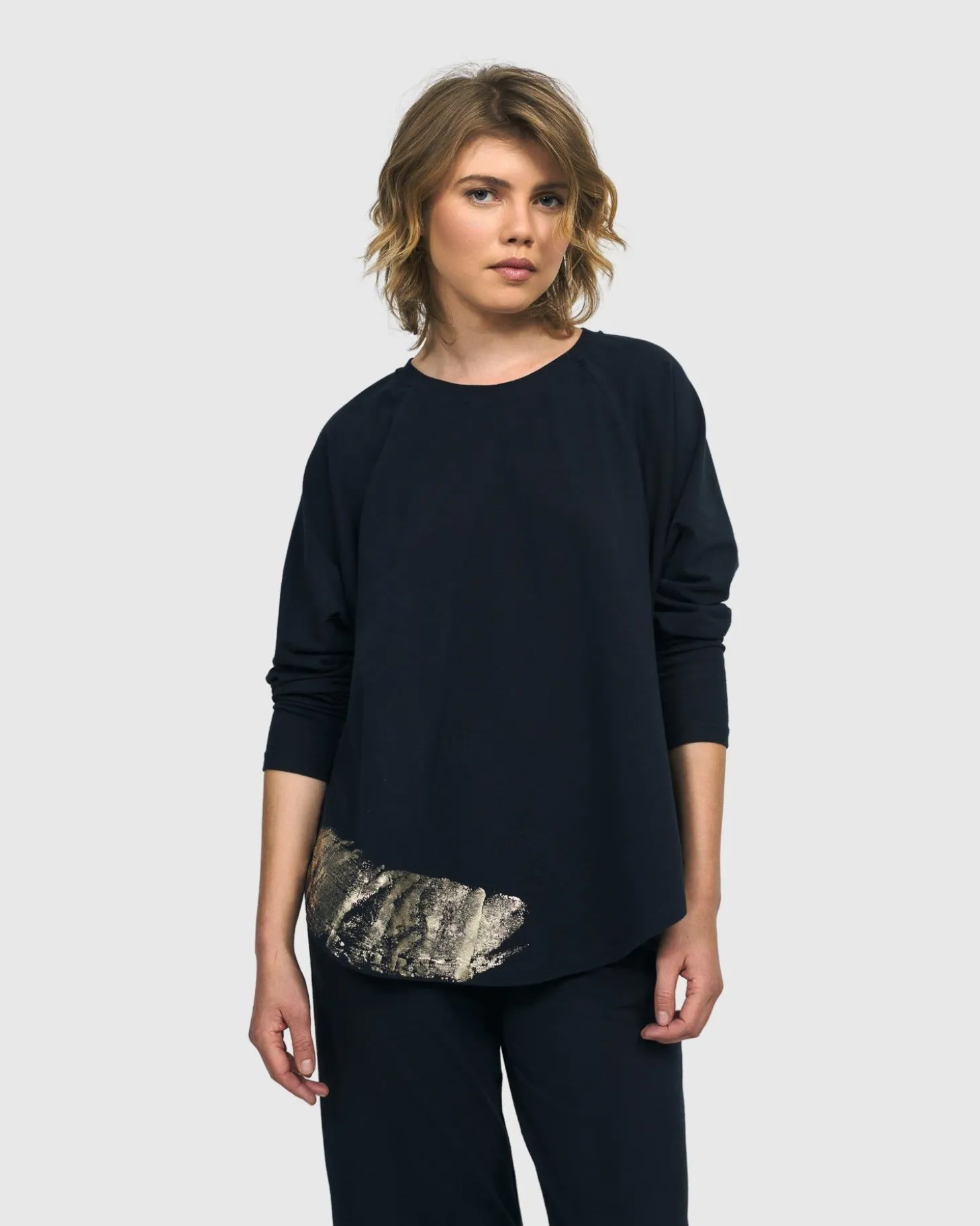 Calumet Relaxed Top, Navy