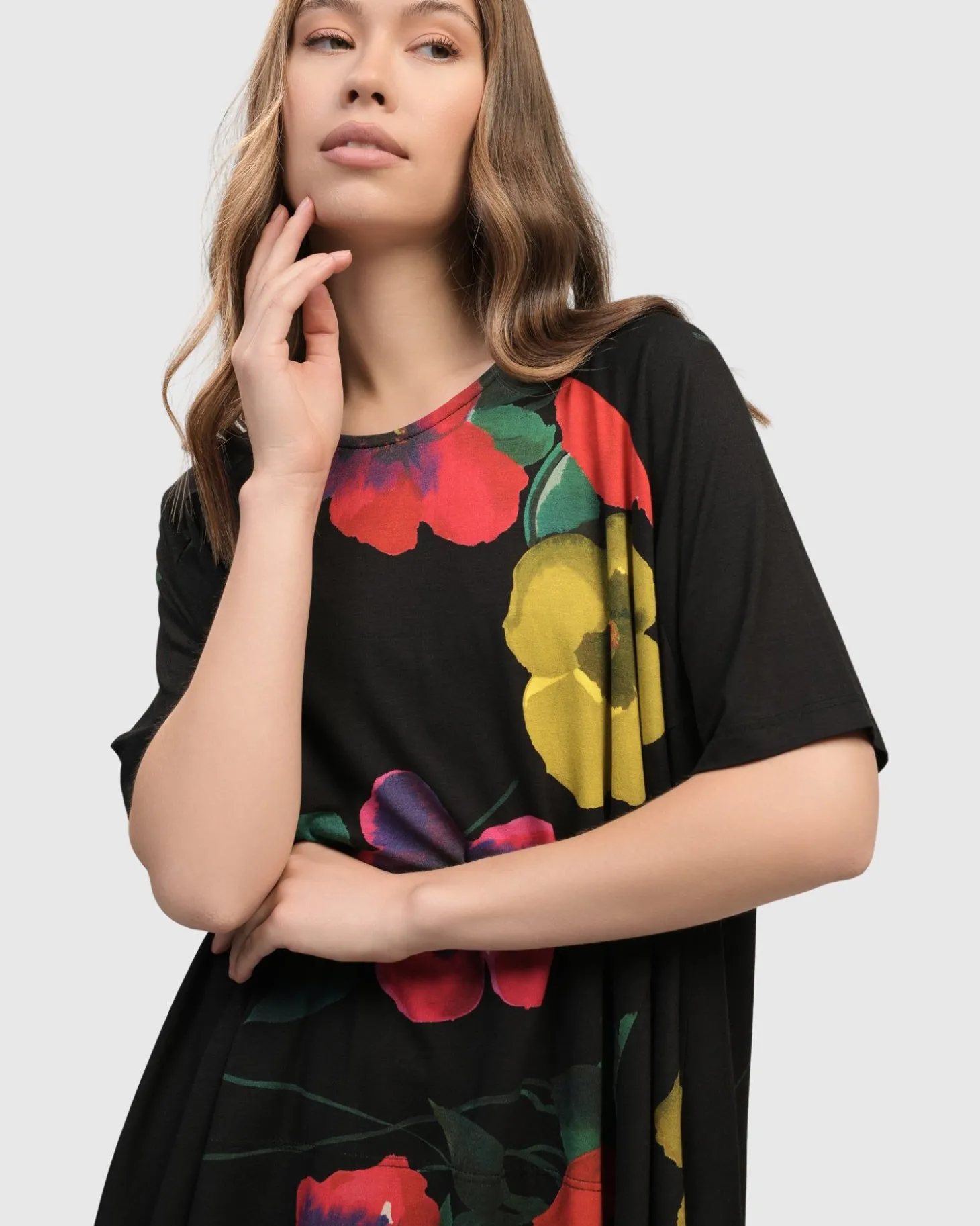 Catalonia Trapeze Top, Garden