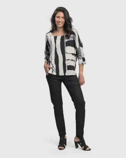 Charisma, Cutaway Boxy Top, Grunge