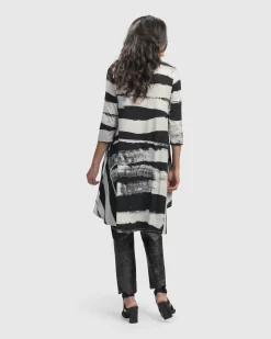 Charisma Swing Hi-Lo Tunic Top, Grunge
