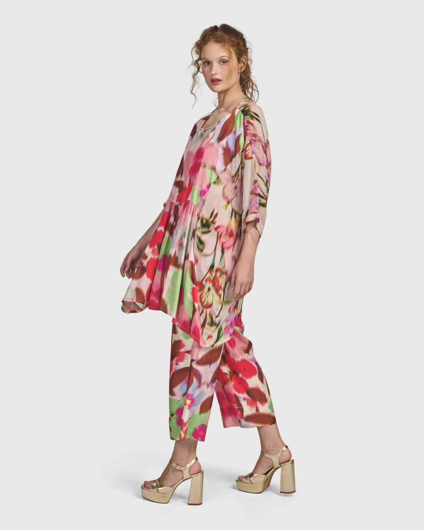 Cherry Blossom Pants, Blush