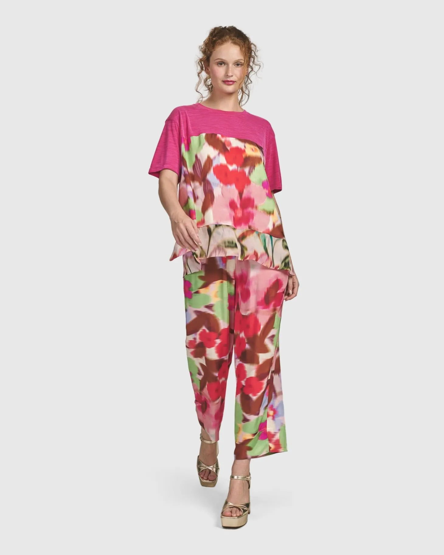 Cherry Blossom Pants, Blush