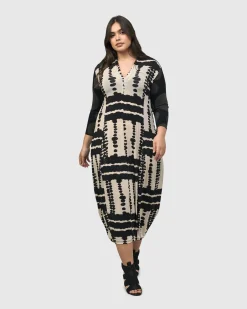 Chicha Cocoon Dress, Savanna